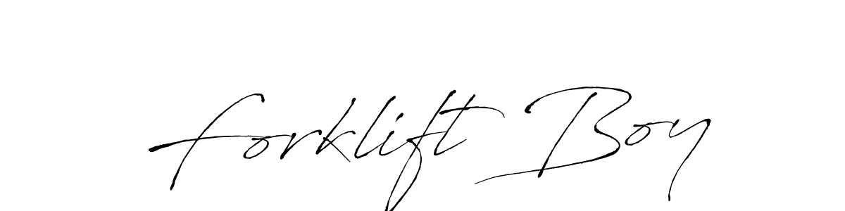 Make a beautiful signature design for name Forklift Boy. With this signature (Antro_Vectra) style, you can create a handwritten signature for free. Forklift Boy signature style 6 images and pictures png