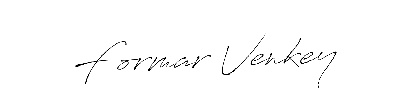 Make a beautiful signature design for name Formar Venkey. With this signature (Antro_Vectra) style, you can create a handwritten signature for free. Formar Venkey signature style 6 images and pictures png
