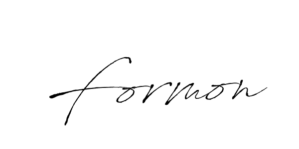 Formon stylish signature style. Best Handwritten Sign (Antro_Vectra) for my name. Handwritten Signature Collection Ideas for my name Formon. Formon signature style 6 images and pictures png