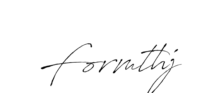 Make a beautiful signature design for name Formthj. With this signature (Antro_Vectra) style, you can create a handwritten signature for free. Formthj signature style 6 images and pictures png