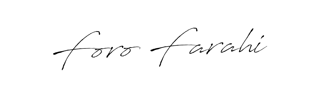 You should practise on your own different ways (Antro_Vectra) to write your name (Foro Farahi) in signature. don't let someone else do it for you. Foro Farahi signature style 6 images and pictures png