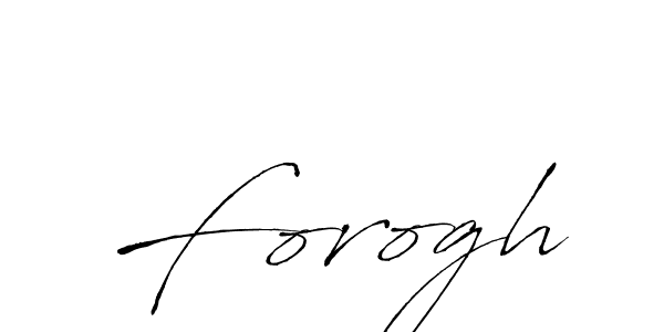 Create a beautiful signature design for name Forogh. With this signature (Antro_Vectra) fonts, you can make a handwritten signature for free. Forogh signature style 6 images and pictures png