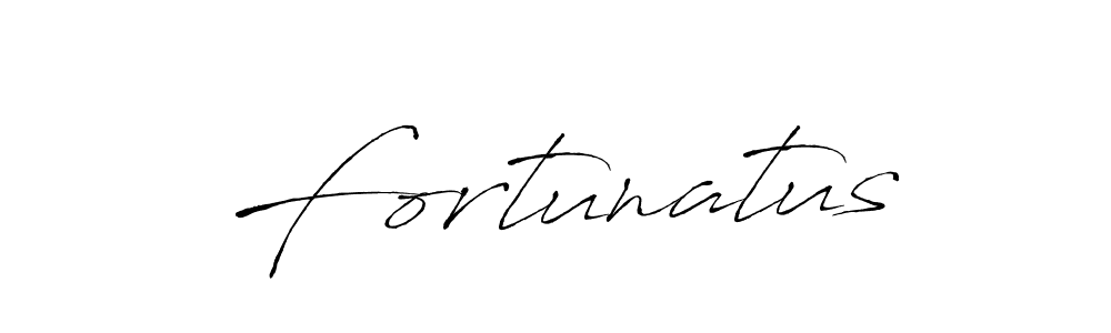 Create a beautiful signature design for name Fortunatus. With this signature (Antro_Vectra) fonts, you can make a handwritten signature for free. Fortunatus signature style 6 images and pictures png