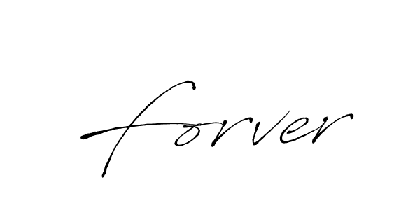 Make a beautiful signature design for name Forver. With this signature (Antro_Vectra) style, you can create a handwritten signature for free. Forver signature style 6 images and pictures png