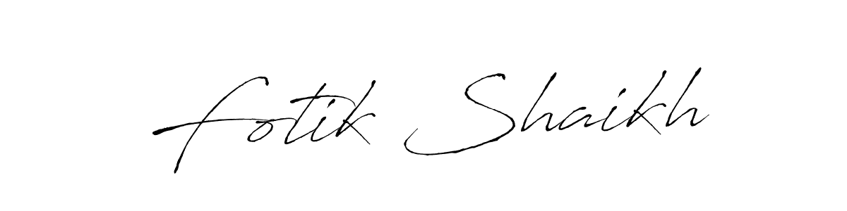 How to Draw Fotik Shaikh signature style? Antro_Vectra is a latest design signature styles for name Fotik Shaikh. Fotik Shaikh signature style 6 images and pictures png