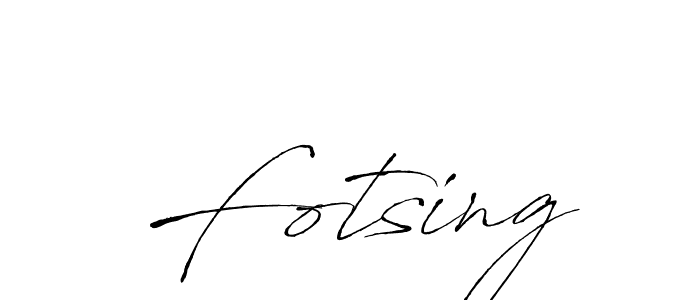 The best way (Antro_Vectra) to make a short signature is to pick only two or three words in your name. The name Fotsing include a total of six letters. For converting this name. Fotsing signature style 6 images and pictures png