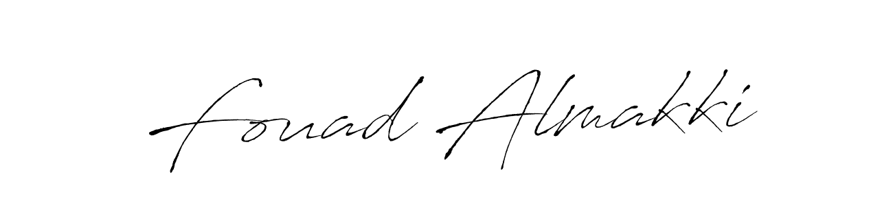How to make Fouad Almakki signature? Antro_Vectra is a professional autograph style. Create handwritten signature for Fouad Almakki name. Fouad Almakki signature style 6 images and pictures png