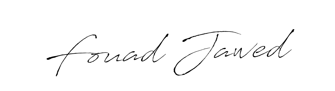 Fouad Jawed stylish signature style. Best Handwritten Sign (Antro_Vectra) for my name. Handwritten Signature Collection Ideas for my name Fouad Jawed. Fouad Jawed signature style 6 images and pictures png