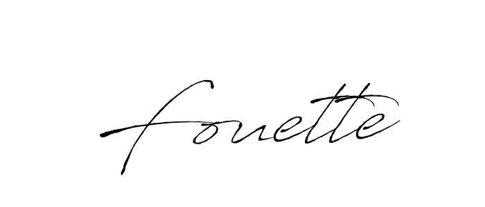 Make a beautiful signature design for name Fouette. With this signature (Antro_Vectra) style, you can create a handwritten signature for free. Fouette signature style 6 images and pictures png