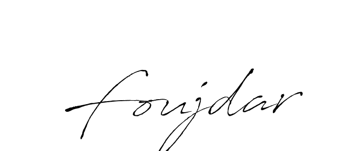 Create a beautiful signature design for name Foujdar. With this signature (Antro_Vectra) fonts, you can make a handwritten signature for free. Foujdar signature style 6 images and pictures png
