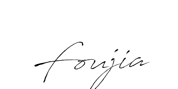 Similarly Antro_Vectra is the best handwritten signature design. Signature creator online .You can use it as an online autograph creator for name Foujia. Foujia signature style 6 images and pictures png