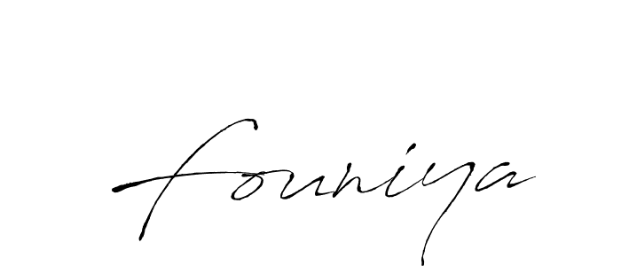 Create a beautiful signature design for name Founiya. With this signature (Antro_Vectra) fonts, you can make a handwritten signature for free. Founiya signature style 6 images and pictures png