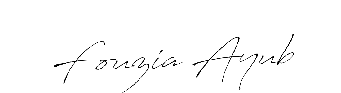 Use a signature maker to create a handwritten signature online. With this signature software, you can design (Antro_Vectra) your own signature for name Fouzia Ayub. Fouzia Ayub signature style 6 images and pictures png