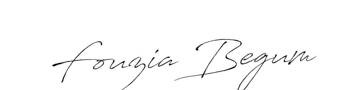 How to make Fouzia Begum signature? Antro_Vectra is a professional autograph style. Create handwritten signature for Fouzia Begum name. Fouzia Begum signature style 6 images and pictures png