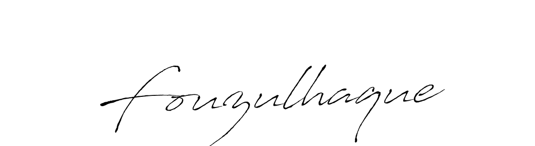 Fouzulhaque stylish signature style. Best Handwritten Sign (Antro_Vectra) for my name. Handwritten Signature Collection Ideas for my name Fouzulhaque. Fouzulhaque signature style 6 images and pictures png