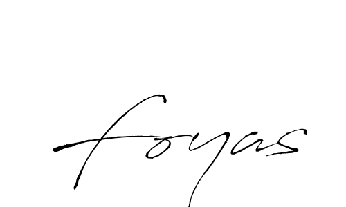 Make a beautiful signature design for name Foyas. With this signature (Antro_Vectra) style, you can create a handwritten signature for free. Foyas signature style 6 images and pictures png