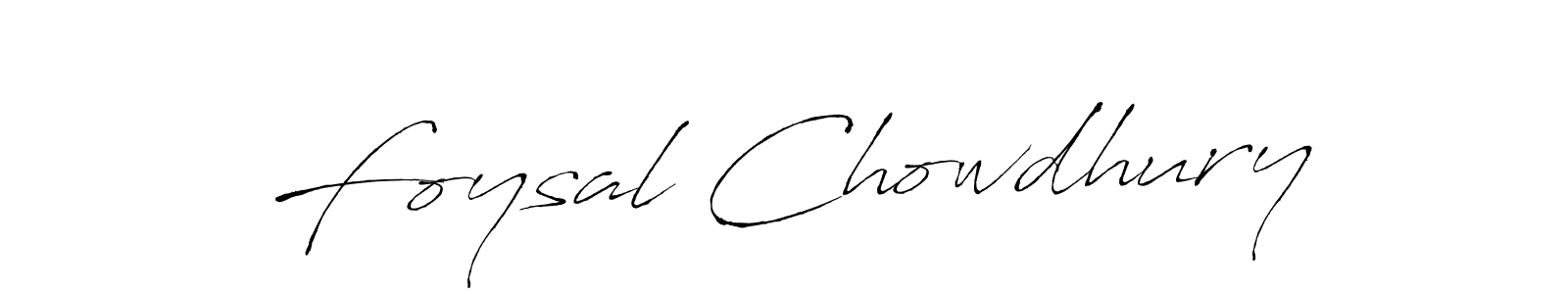 Make a beautiful signature design for name Foysal Chowdhury. With this signature (Antro_Vectra) style, you can create a handwritten signature for free. Foysal Chowdhury signature style 6 images and pictures png