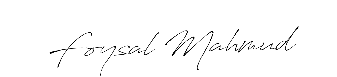 Foysal Mahmud stylish signature style. Best Handwritten Sign (Antro_Vectra) for my name. Handwritten Signature Collection Ideas for my name Foysal Mahmud. Foysal Mahmud signature style 6 images and pictures png