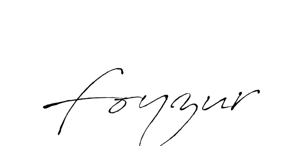 Make a beautiful signature design for name Foyzur. With this signature (Antro_Vectra) style, you can create a handwritten signature for free. Foyzur signature style 6 images and pictures png