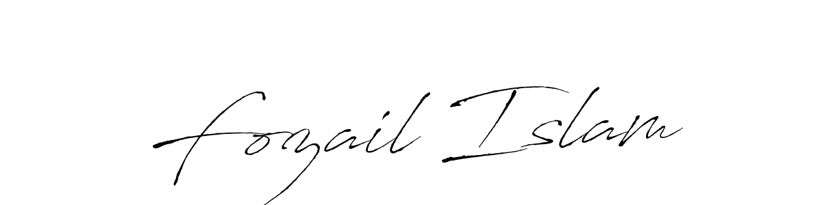 This is the best signature style for the Fozail Islam name. Also you like these signature font (Antro_Vectra). Mix name signature. Fozail Islam signature style 6 images and pictures png