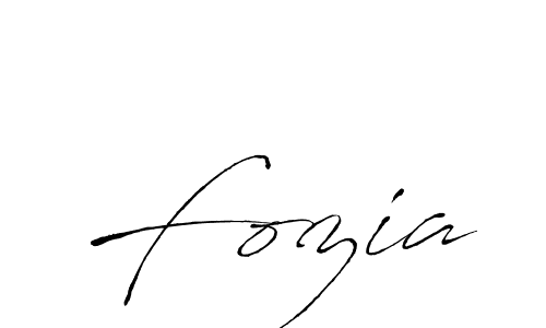 How to make Fozia signature? Antro_Vectra is a professional autograph style. Create handwritten signature for Fozia name. Fozia signature style 6 images and pictures png