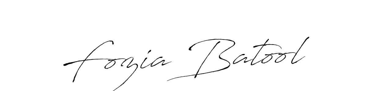 Use a signature maker to create a handwritten signature online. With this signature software, you can design (Antro_Vectra) your own signature for name Fozia Batool. Fozia Batool signature style 6 images and pictures png