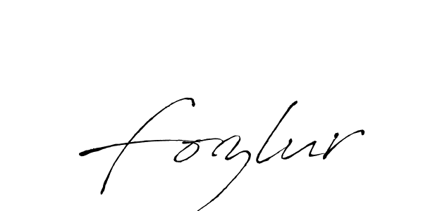 How to make Fozlur name signature. Use Antro_Vectra style for creating short signs online. This is the latest handwritten sign. Fozlur signature style 6 images and pictures png