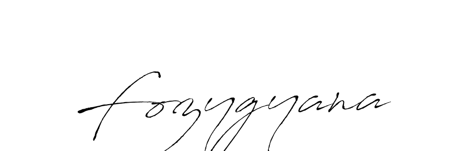 You should practise on your own different ways (Antro_Vectra) to write your name (Fozygyana) in signature. don't let someone else do it for you. Fozygyana signature style 6 images and pictures png