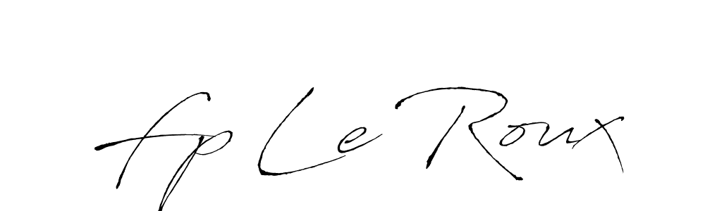 Also You can easily find your signature by using the search form. We will create Fp Le Roux name handwritten signature images for you free of cost using Antro_Vectra sign style. Fp Le Roux signature style 6 images and pictures png