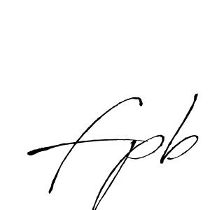 Design your own signature with our free online signature maker. With this signature software, you can create a handwritten (Antro_Vectra) signature for name Fpb. Fpb signature style 6 images and pictures png