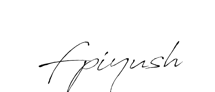 You should practise on your own different ways (Antro_Vectra) to write your name (Fpiyush) in signature. don't let someone else do it for you. Fpiyush signature style 6 images and pictures png