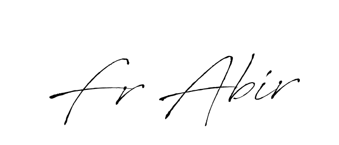 Also You can easily find your signature by using the search form. We will create Fr Abir name handwritten signature images for you free of cost using Antro_Vectra sign style. Fr Abir signature style 6 images and pictures png