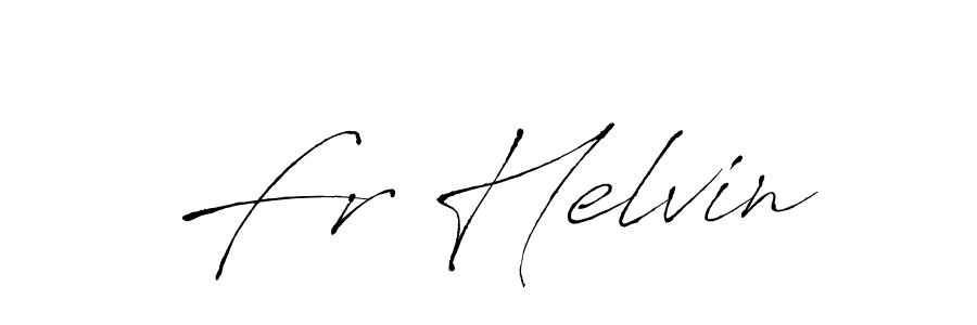 Also You can easily find your signature by using the search form. We will create Fr Helvin name handwritten signature images for you free of cost using Antro_Vectra sign style. Fr Helvin signature style 6 images and pictures png