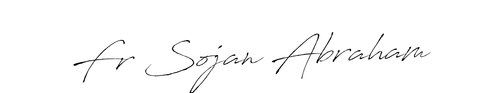 How to make Fr Sojan Abraham signature? Antro_Vectra is a professional autograph style. Create handwritten signature for Fr Sojan Abraham name. Fr Sojan Abraham signature style 6 images and pictures png