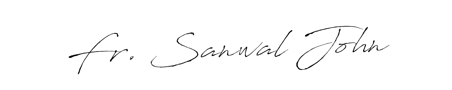 Make a short Fr. Sanwal John signature style. Manage your documents anywhere anytime using Antro_Vectra. Create and add eSignatures, submit forms, share and send files easily. Fr. Sanwal John signature style 6 images and pictures png