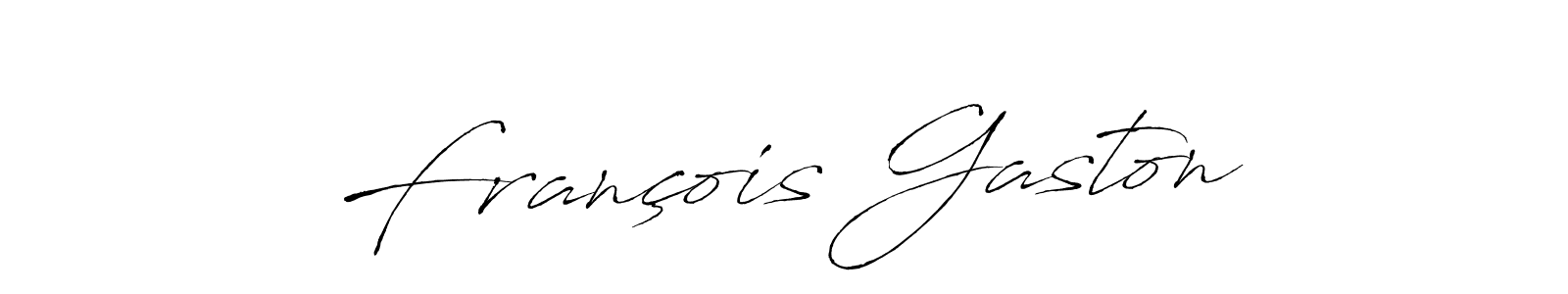 Make a beautiful signature design for name François Gaston. With this signature (Antro_Vectra) style, you can create a handwritten signature for free. François Gaston signature style 6 images and pictures png