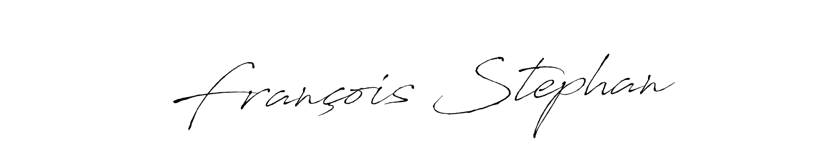 Create a beautiful signature design for name François Stephan. With this signature (Antro_Vectra) fonts, you can make a handwritten signature for free. François Stephan signature style 6 images and pictures png