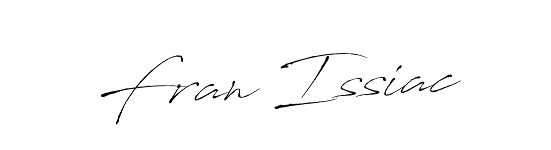 How to make Fran Issiac name signature. Use Antro_Vectra style for creating short signs online. This is the latest handwritten sign. Fran Issiac signature style 6 images and pictures png