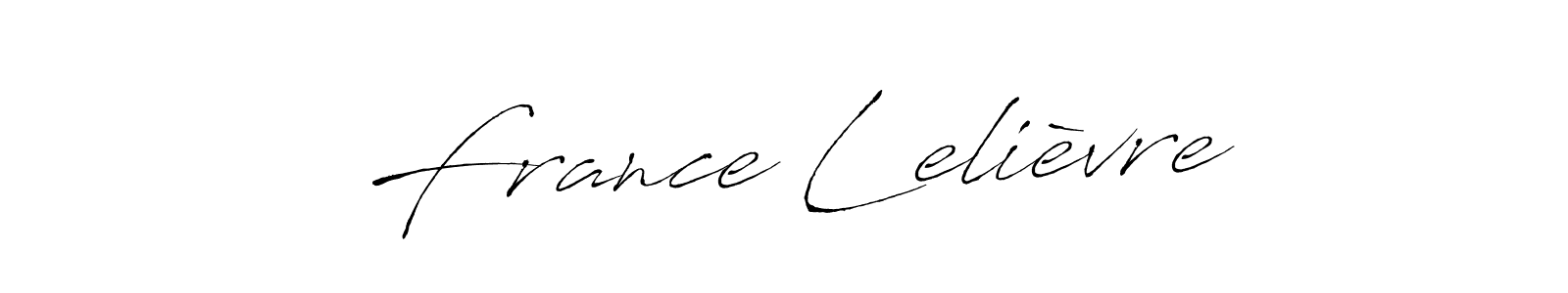 Use a signature maker to create a handwritten signature online. With this signature software, you can design (Antro_Vectra) your own signature for name France Lelièvre. France Lelièvre signature style 6 images and pictures png