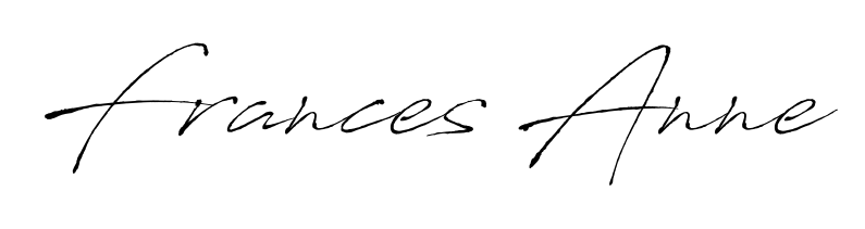 Elevate your brand with a stunning Frances Anne eSignature. The Antro_Vectra style provides a balanced, flowing aesthetic for everyday signing. Frances Anne signature style 6 images and pictures png