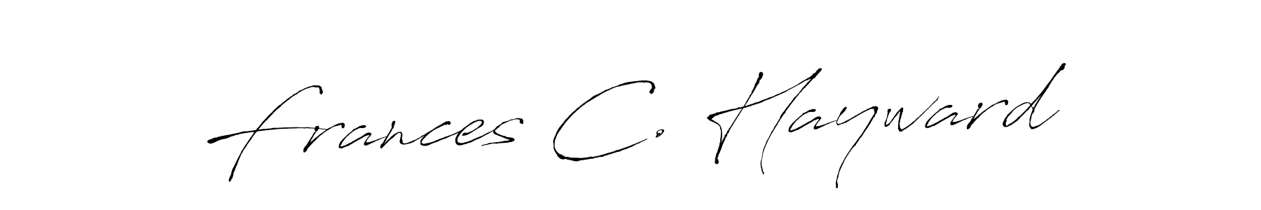 Make a beautiful signature design for name Frances C. Hayward. With this signature (Antro_Vectra) style, you can create a handwritten signature for free. Frances C. Hayward signature style 6 images and pictures png