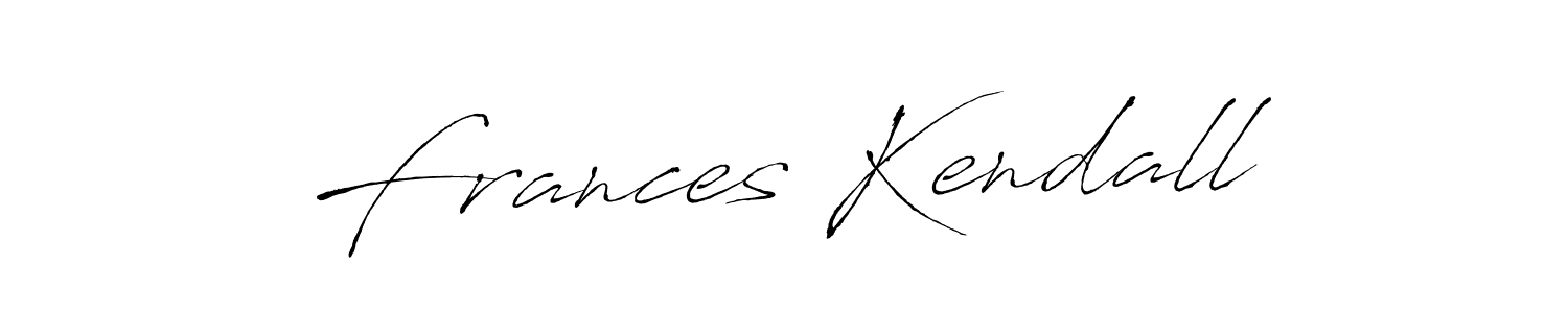 Make a short Frances Kendall signature style. Manage your documents anywhere anytime using Antro_Vectra. Create and add eSignatures, submit forms, share and send files easily. Frances Kendall signature style 6 images and pictures png