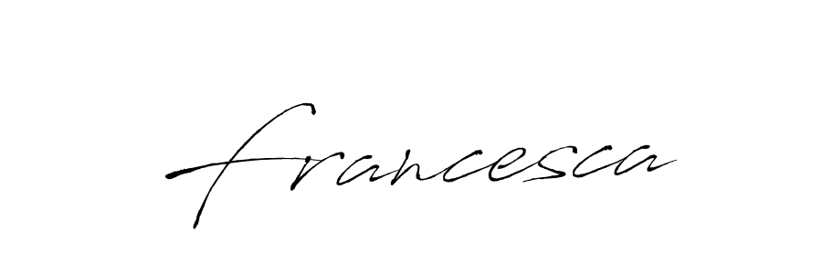 Create a beautiful signature design for name Francesca. With this signature (Antro_Vectra) fonts, you can make a handwritten signature for free. Francesca signature style 6 images and pictures png