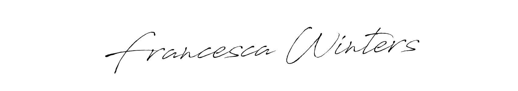 Make a beautiful signature design for name Francesca Winters. Use this online signature maker to create a handwritten signature for free. Francesca Winters signature style 6 images and pictures png