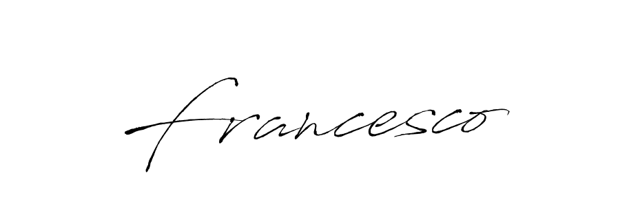 Make a beautiful signature design for name Francesco. With this signature (Antro_Vectra) style, you can create a handwritten signature for free. Francesco signature style 6 images and pictures png