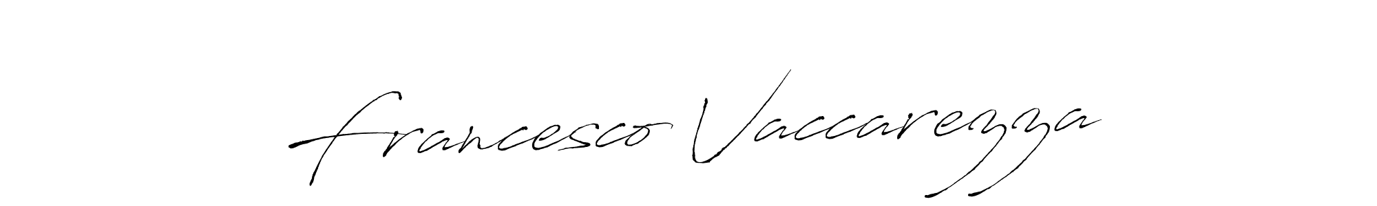 How to make Francesco Vaccarezza name signature. Use Antro_Vectra style for creating short signs online. This is the latest handwritten sign. Francesco Vaccarezza signature style 6 images and pictures png