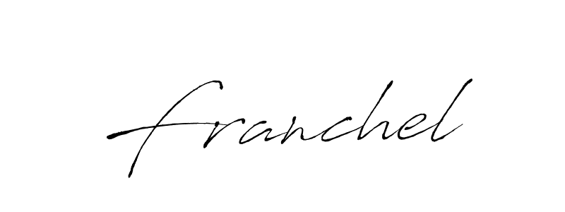 if you are searching for the best signature style for your name Franchel. so please give up your signature search. here we have designed multiple signature styles  using Antro_Vectra. Franchel signature style 6 images and pictures png