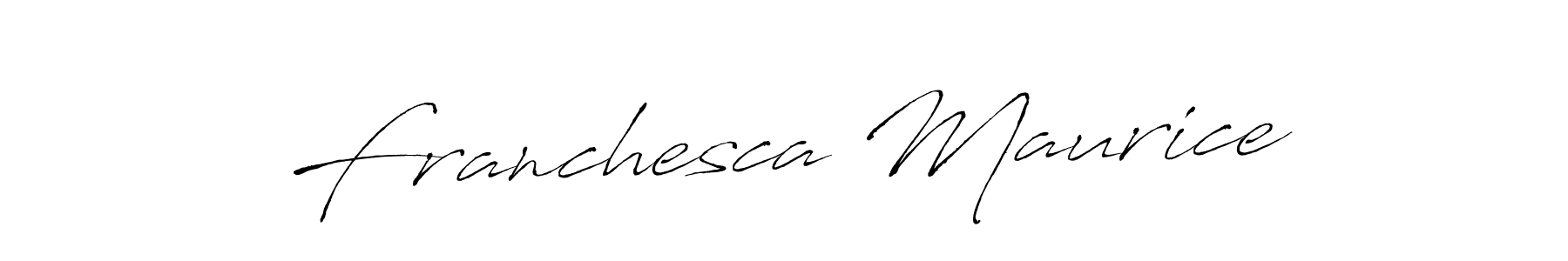 Create a beautiful signature design for name Franchesca Maurice. With this signature (Antro_Vectra) fonts, you can make a handwritten signature for free. Franchesca Maurice signature style 6 images and pictures png