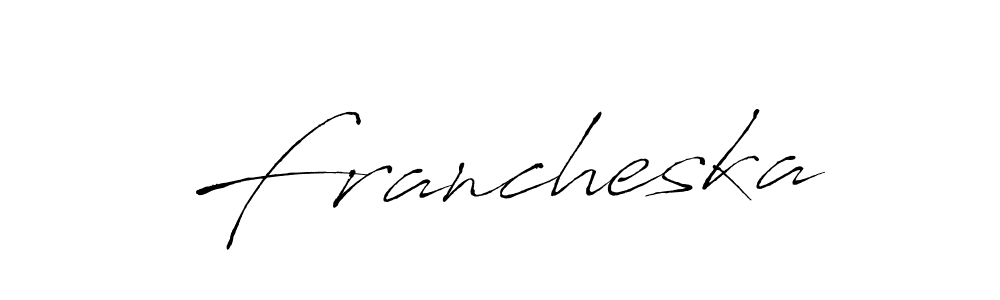 Once you've used our free online signature maker to create your best signature Antro_Vectra style, it's time to enjoy all of the benefits that Francheska name signing documents. Francheska signature style 6 images and pictures png