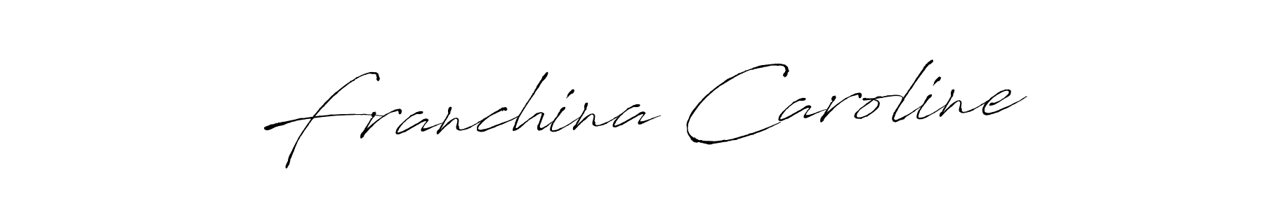 Franchina Caroline stylish signature style. Best Handwritten Sign (Antro_Vectra) for my name. Handwritten Signature Collection Ideas for my name Franchina Caroline. Franchina Caroline signature style 6 images and pictures png